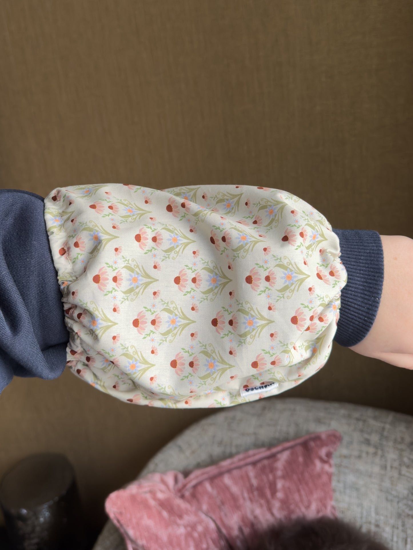 CARO - Snood katoen bloemenprint