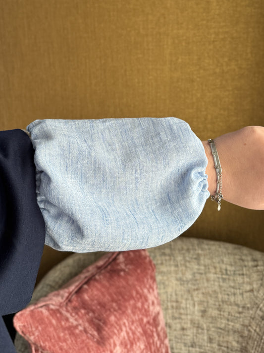 MAURICE - Snood jeanslook gepersonaliseerd