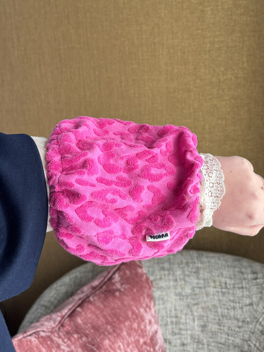 LAU - Snood fuchsia panter