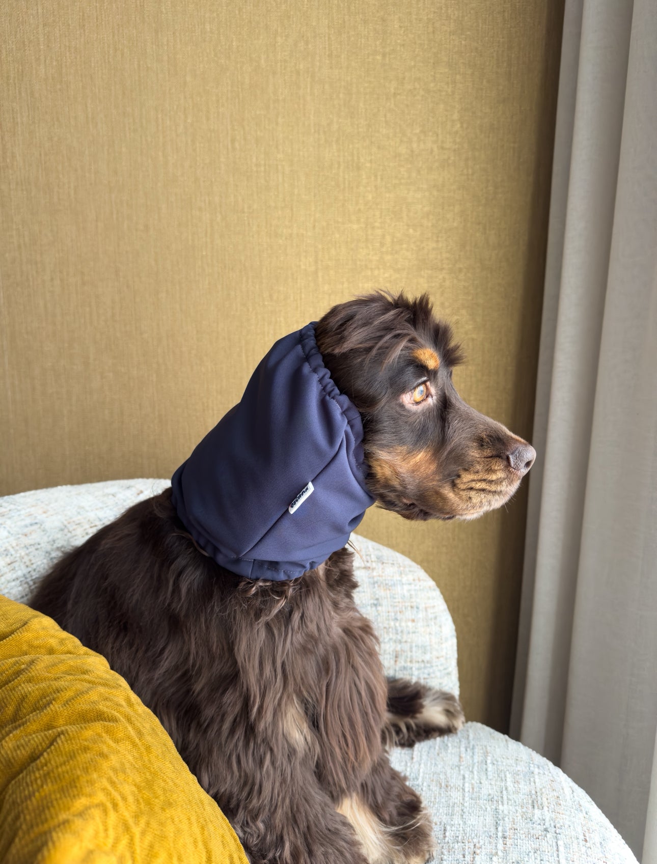 ILSE - Snood navy waterafstotend