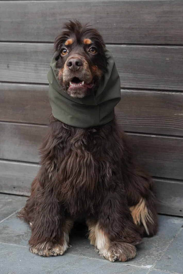 HUGO - Snood kaki waterafstotend