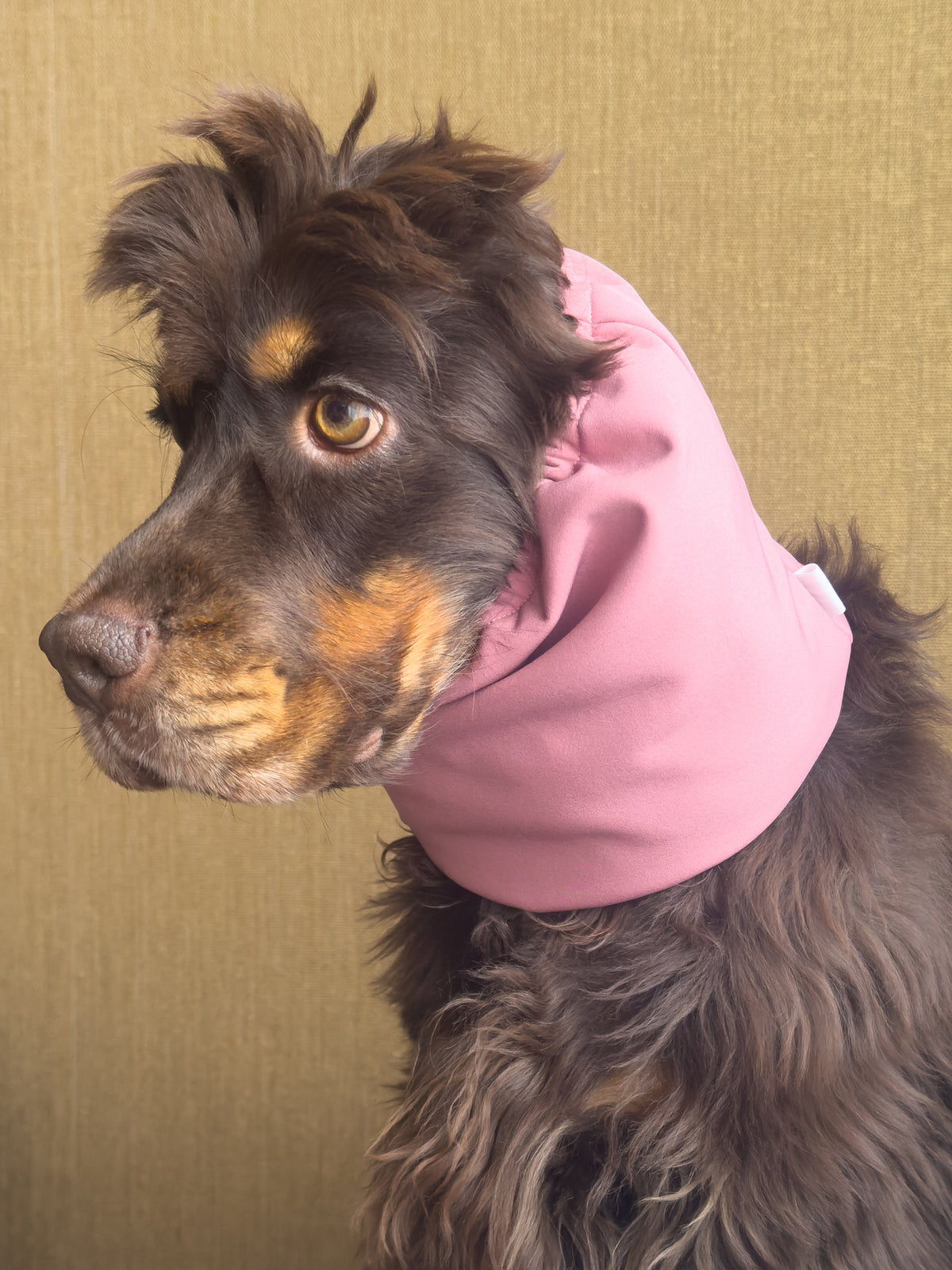 EMMA - waterafstotende snood oudroze, gepersonaliseerd