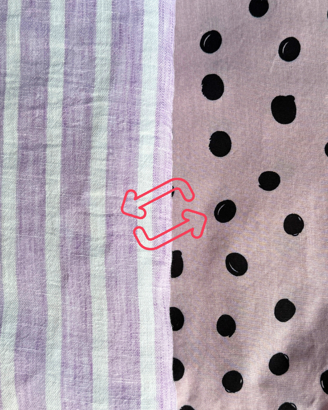 ELLE - reversible snood Lila