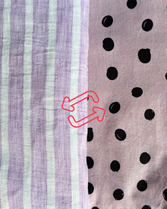 ELLE - reversible snood Lila