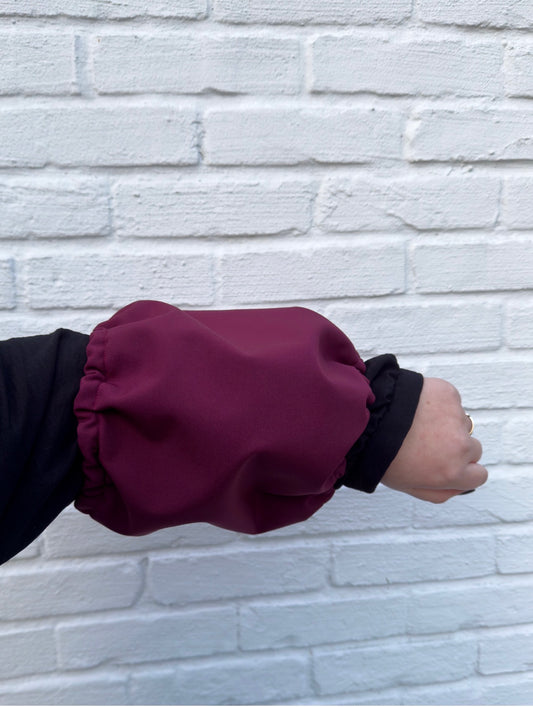 CECILE - snood bordeaux waterafstotend